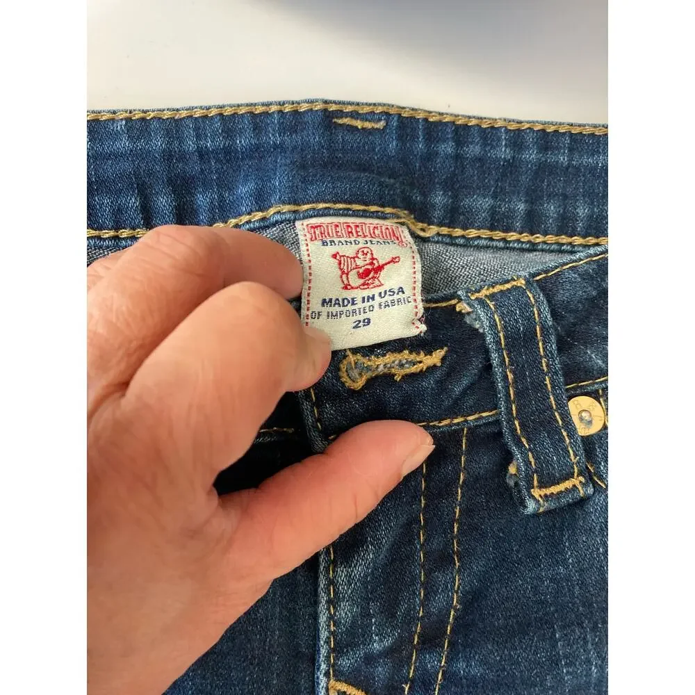 True religion women’s Joey bootcut dark wash jeans size 29 - Picture 2 of 8